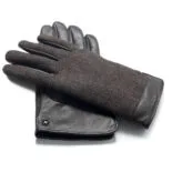 napoGENT (brown) - Men’s gloves with lining made of lamb nappa leather with