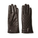 napoELEGANT (brown) - Women’s gloves with lining made of lamb nappa leather #2