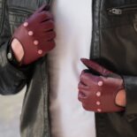 Driving gloves look perfect with a leather jacket