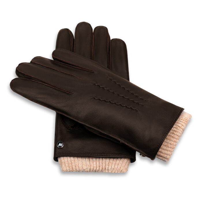 gants pour hommes en cuir véritable