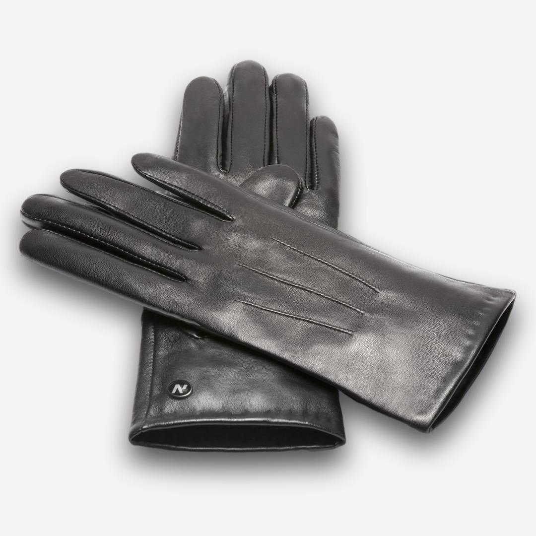 Allbestop Gants Chauds Fourrure Gloves,Gants Noir Femme Gants Sans