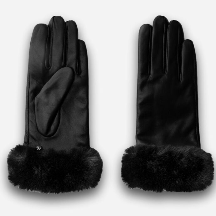 gants pour femme avec fourrure