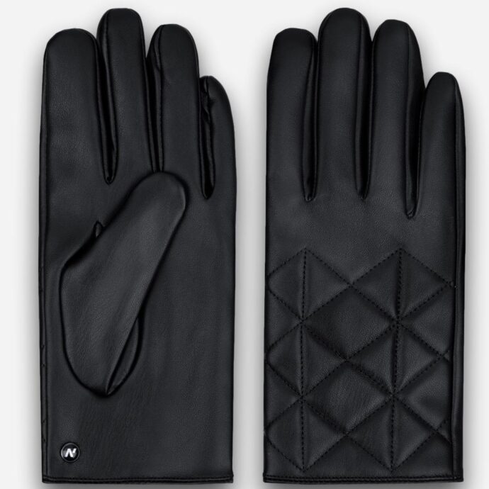 gants en cuir écologique pour femmes