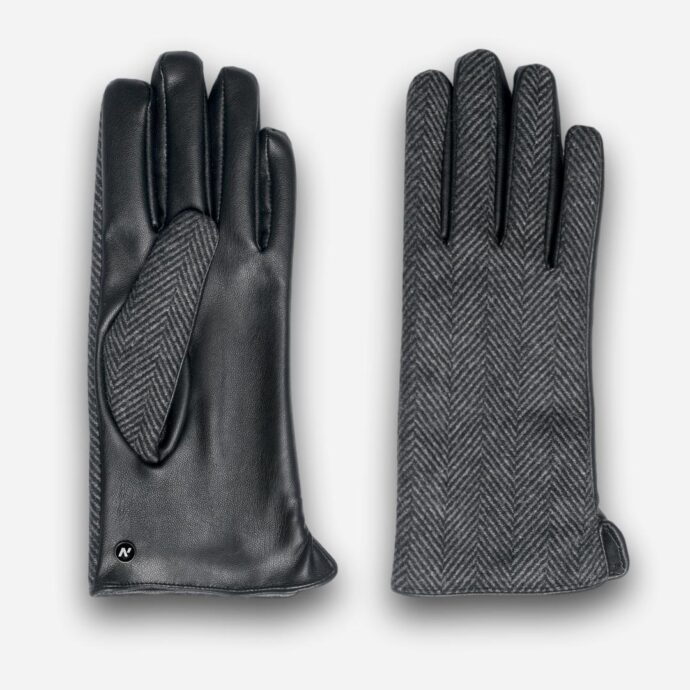 gants en cuir écologique pour femmes