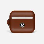 audioCASE Classic Leather marron pour AirPods 3 - élégance et protection