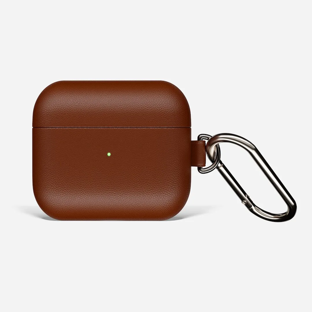 Étui en cuir pour écouteurs AirPods 3
