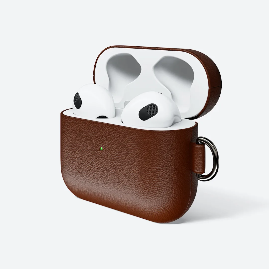 Étui en cuir élégant pour AirPods 3