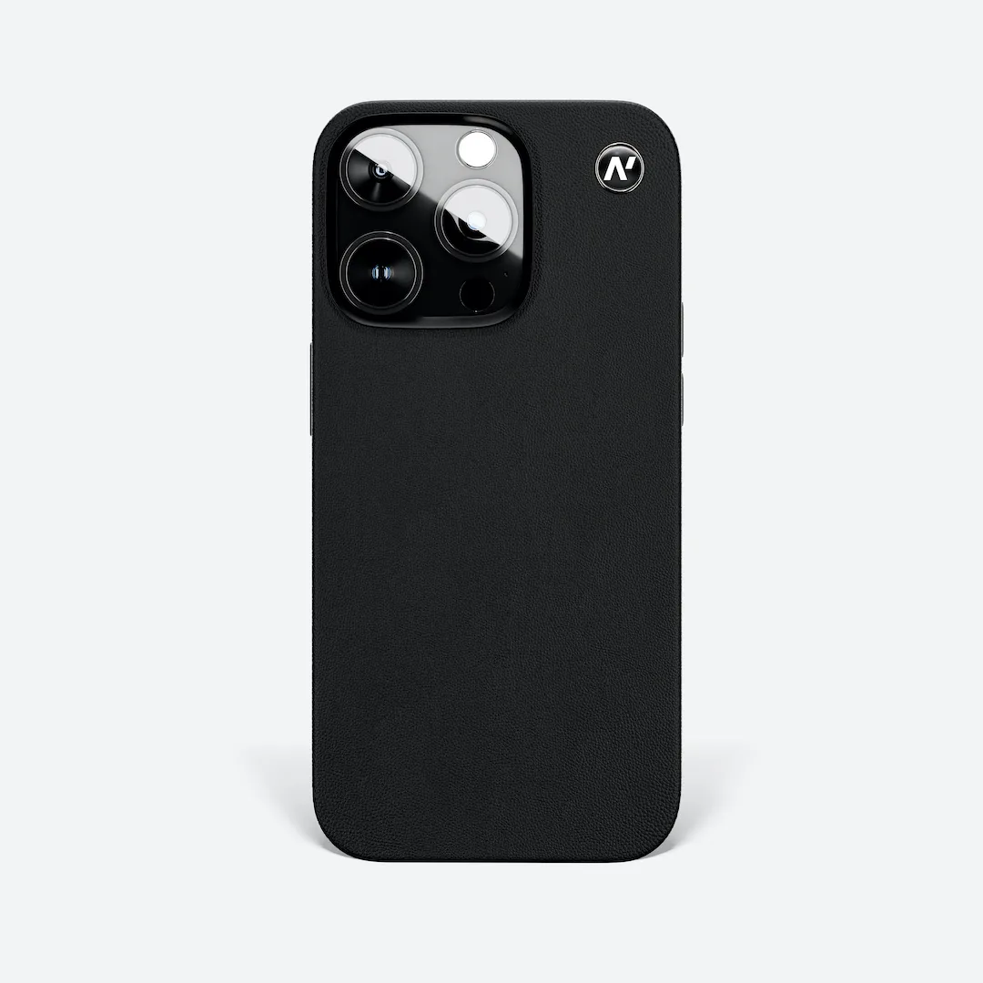 Coque iPhone noire élégante