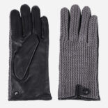 gants en laine gris pour hommes