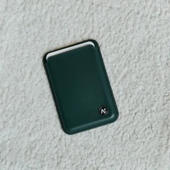 portefeuille de cartes vertes pour iPhone